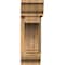 Ekena Millwork Imperial Traditional Rough Sawn Bracket w/ Offset Brace, Western Red Cedar, 6"W x 18"D x 18"H BKT0604X18X18IMP01RWR - alternate 2